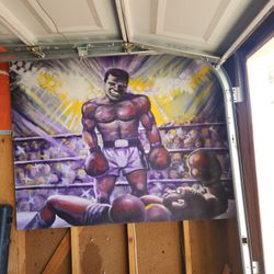 Ali Iconic knockout On Canvas