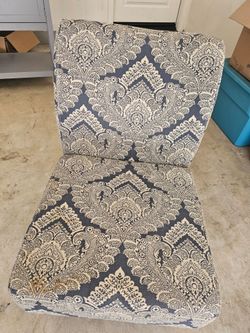 Paisley print chair