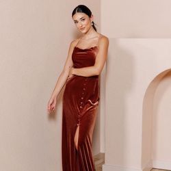 Revelry Terracota Bridesmaids Dress