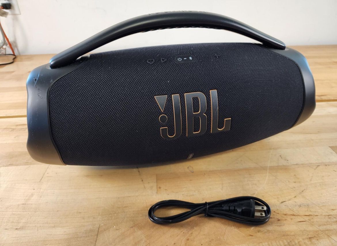 JBL Boombox 3 WiFi Portable Bluetooth Speaker - Black