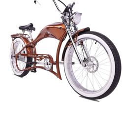 Lowest Price - Tracer Twenty5 GT 800W Stretch Cruiser Beach Chopper E-bike Adult
