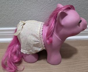 Vintage My Little Pony Sweet Dreams Soft Sleepy Newborn 9" Jumbo Pony 1987