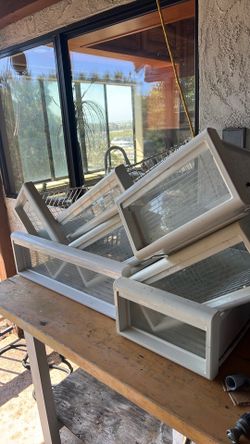 Drawers from industrial refrigerator