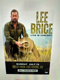 Lee Brice concert ticket (1)
