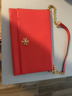 Tory Burch Red Kira Clutch