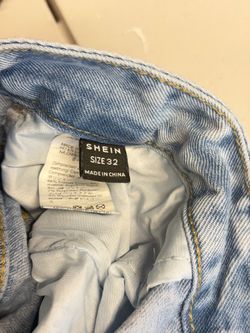 SHEIN  light wash denim