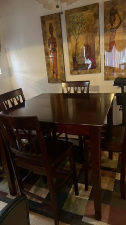 High Top Table 5 piece set