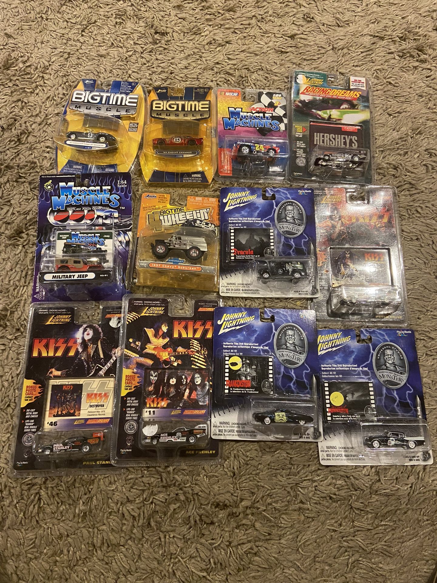 Hot wheels Car Tuned Muscle Machines Lot Of 12