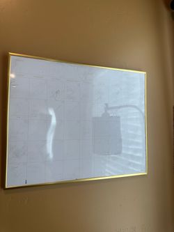 Whiteboard calendar