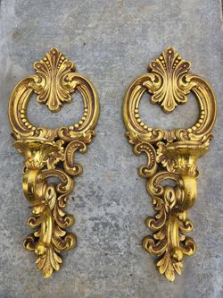 Pair Of plastic Wall Sconces
