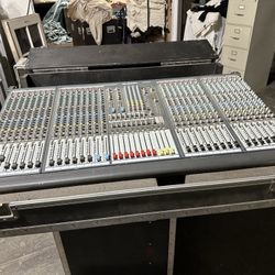 Allan Heath 48 Ch Analog Board, Outboard Gear And Speakers