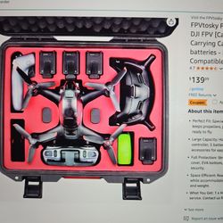 FPVtosky DJI GPV Drone Hard Case (drone case + propeller case)