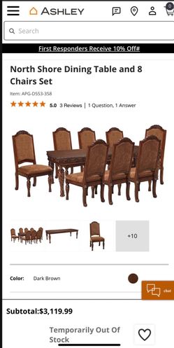 Ashley’s Furniture - North shore Dining Set