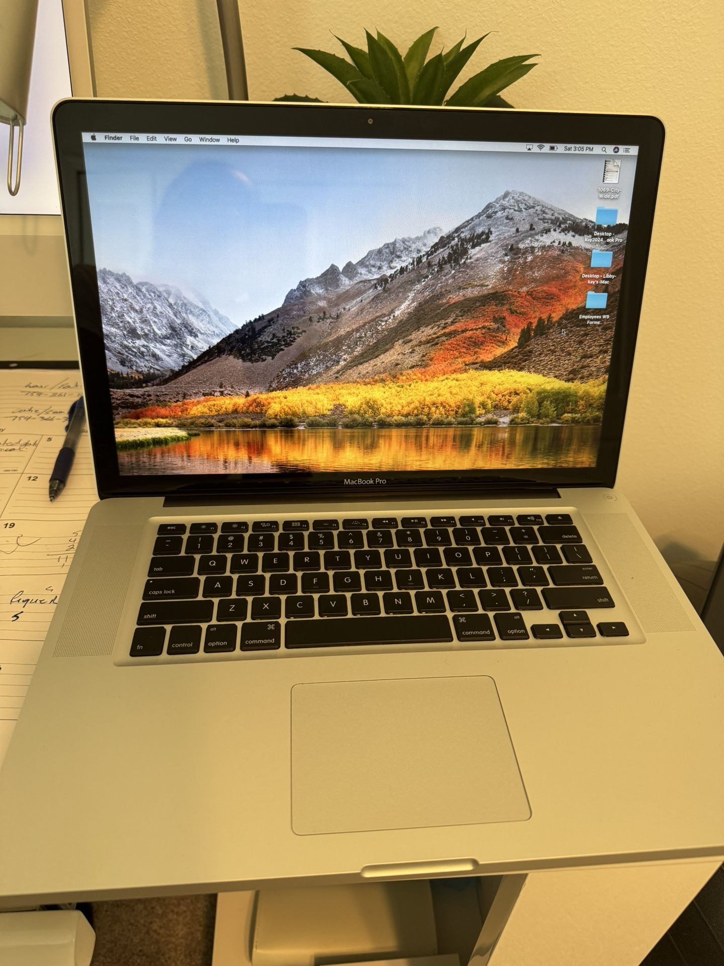 Apple Lap Top Pro 15inch 2011