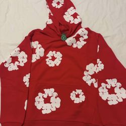 Red Denim Tears The Cotton Wreath Sweatshirt