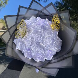 Forever Lasting Ribbon Roses