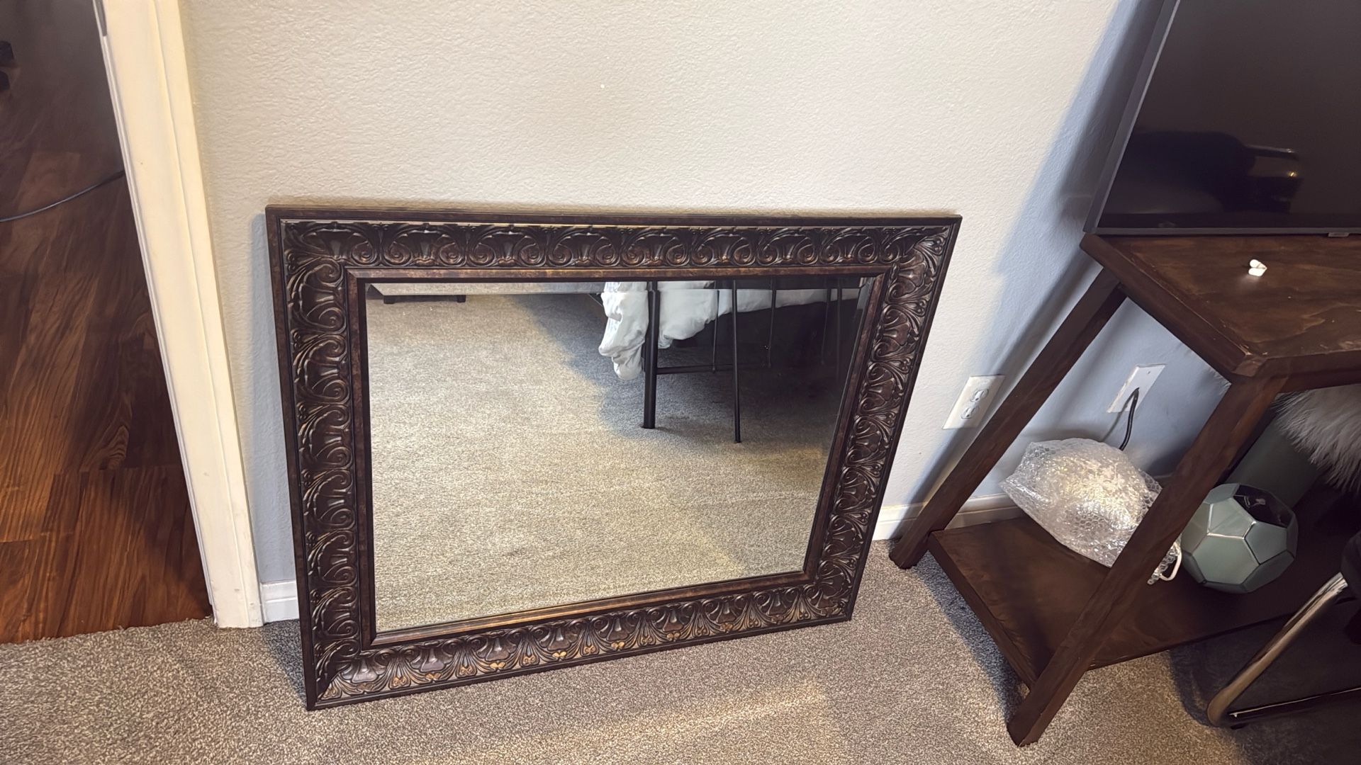 Kirklands Bronze Beveled Mirror