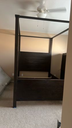 Used Queen Canopy Bed Frame