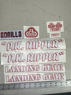 SE PK RIPPER decals $25