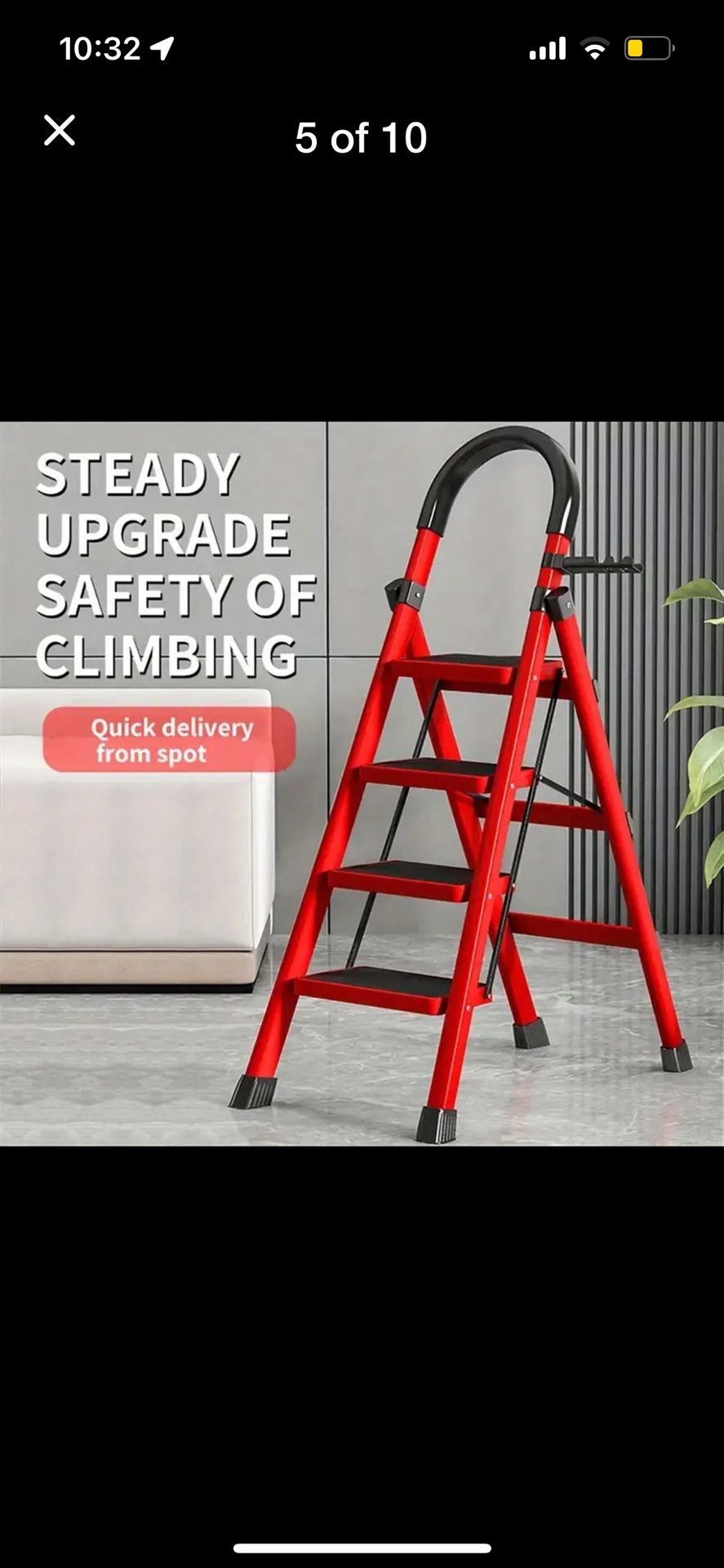 Multipurpose ladder, 4 steps $20 Escalera multiusos , 4 escalones $20