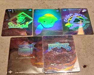1991 Upper Deck MLB Hologram Cards Lot of 5