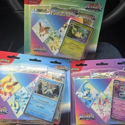Pokémon Prismatic Evolutions Tech Sticker Collection