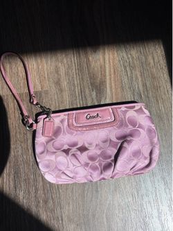 Coach wristlet