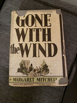 Gone With the Wind by Margaret Mitchell (1936) – Early Printing, Macmillan – Original Dust Jacket