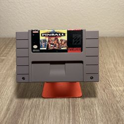 Original Super Nintendo (SNES) Game Super Pinball Behind The Mask
