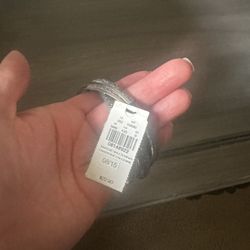 Silver Bracelet With Glitter 