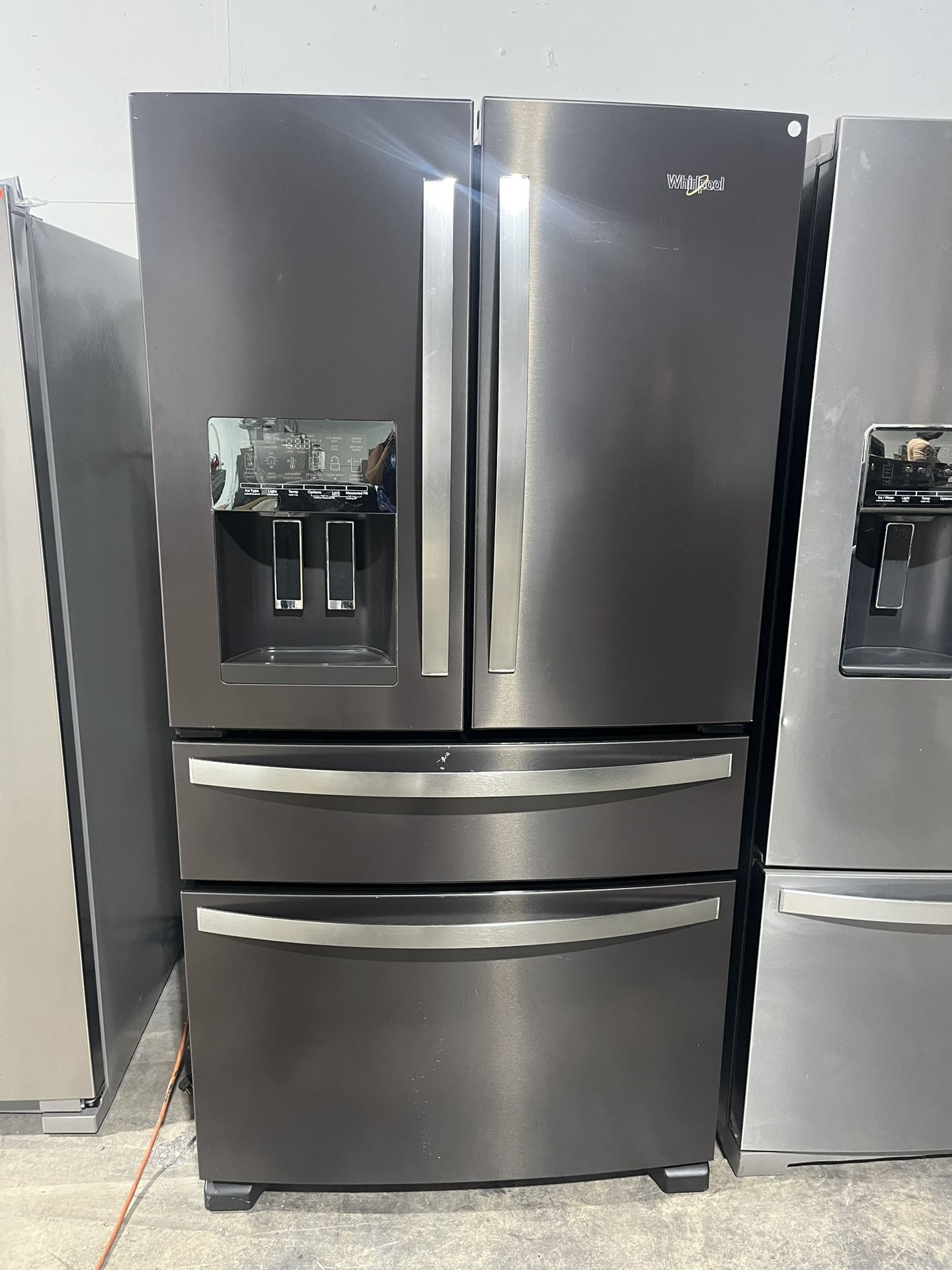 Refrigerator Whirlpool 4 doors black stainless