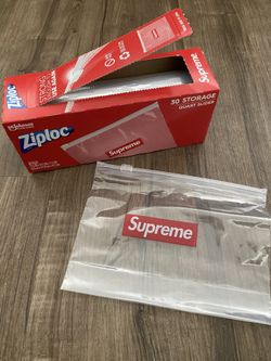 Supreme Ziploc Bag 100% Authentic