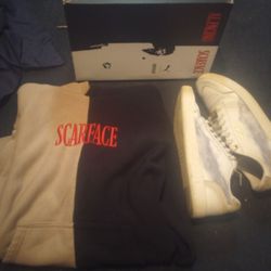 puma scarface shoes and hoodie