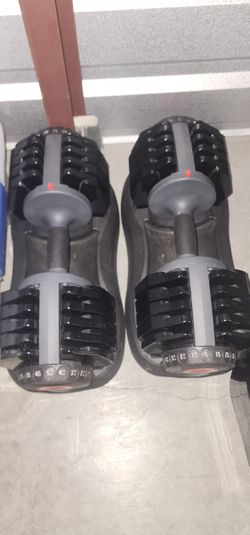 ETHOS 50 lb Selectable Dumbbells – Like New Pair - Massapequa, NY