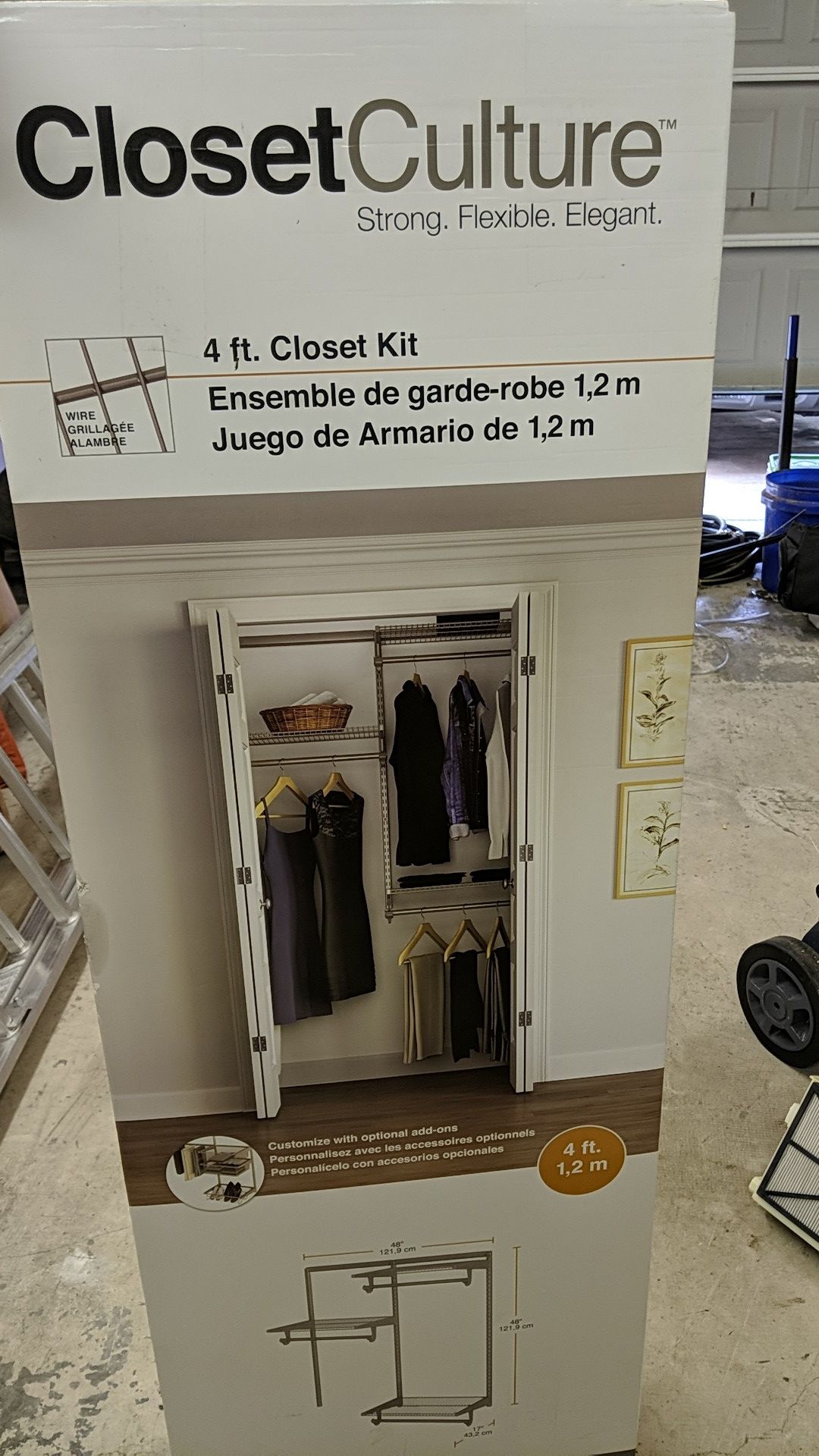 Closet organizer - never opened