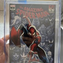 Amazing Spiderman #1 CGC x JSA 9.8 with Autograph Grade 9 signed by Scott Campbell.