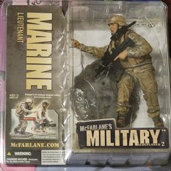 McFarlane Military Redeployed Series 2: Marine Lieutenant Action Figure 🚢🐕🚢