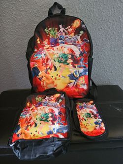 New 3pc backpack