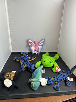 Ty Beanie Babies – Reptiles & Bugs Bundle (6)