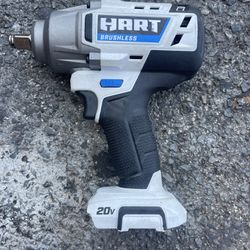 HART HART 20-Volt 1/2-inch Battery-Powered Brushless Impact Wrench (Battery Not Included)