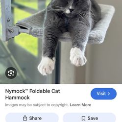 Nymock Foldable Cat Window Hammocks X4