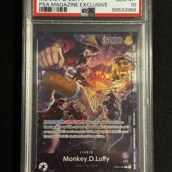 Monkey D. Luffy OP Promo PSA 10