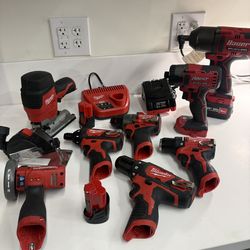 Milwaukee and Bauer Tool Set