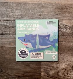 Shark Inflatable Arm Bands - Blue