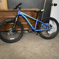 blue Fuji Dynamite 24 Pro Disc kids mountain bike (read The Description)
