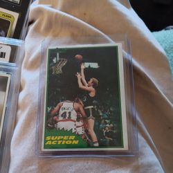 1981_LARRY BIRD 2ND,YEAR CARD 
