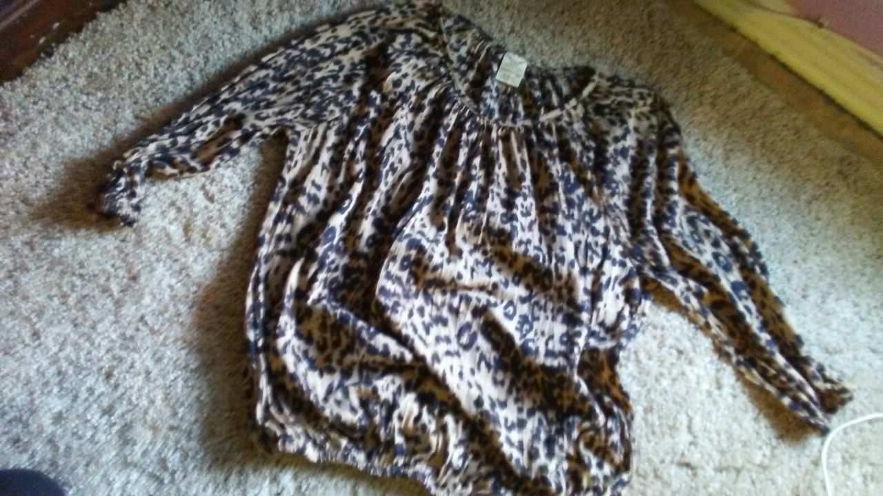 Size Small Cheetah Blouse