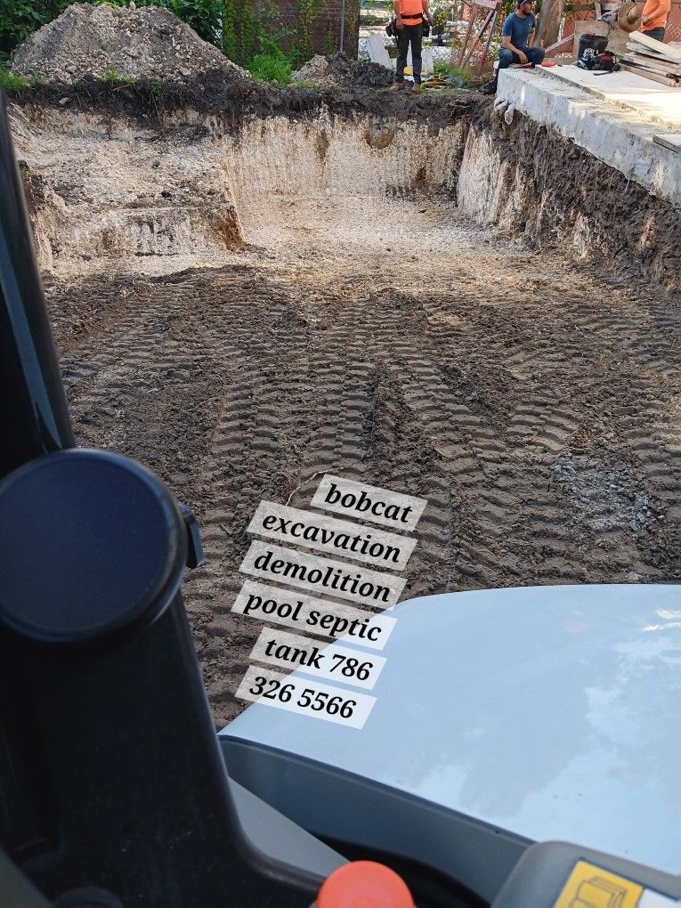 Bobcat Excavation Demolition