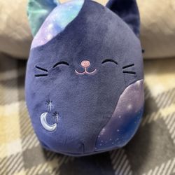 BRAND NEW WITHOUT TAGS 8 INCH METTA THE GALAXY CAT SQUISHMALLOW PLUSH 