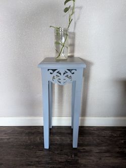 Wood Slim Bedside Table
